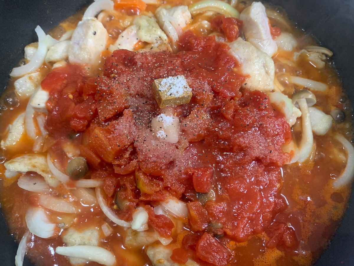 鶏肉のトマト煮 作り方 レシピ