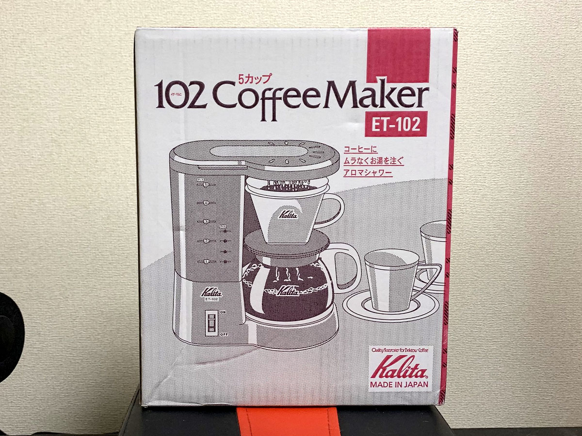 Kalita コーヒーメーカー ET-102 外箱