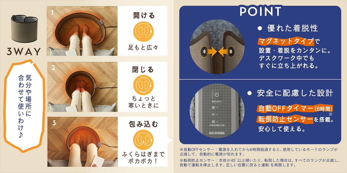 パネルヒーター APH-R12B 使い方